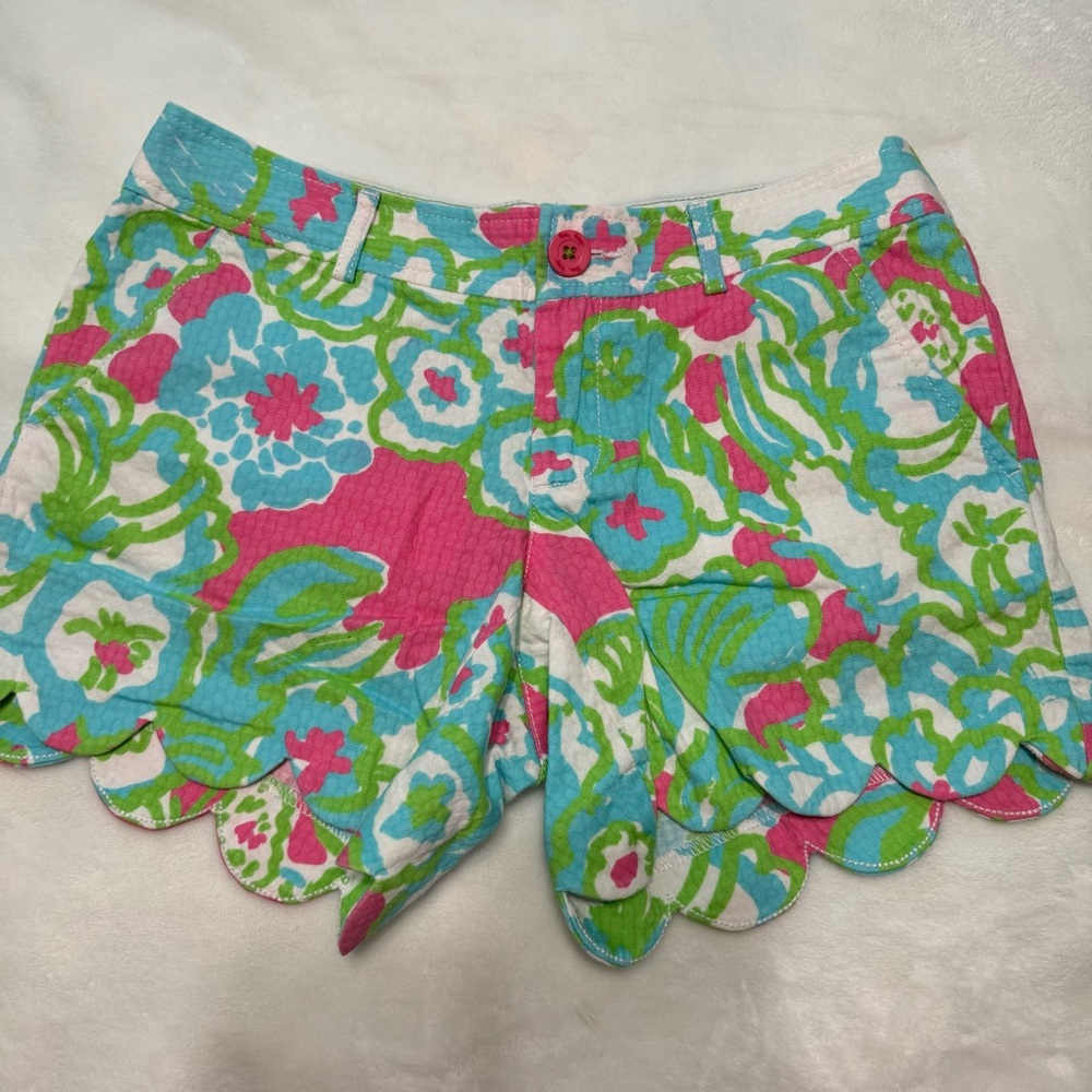 Lilly Pulitzer Buttercup Shorts in PB Pink A Delicacy